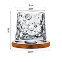Hand drawn rotating glass cups multiple multi-purpose whiskey glasses rotating glass cups - V.I.P Digital Presence
