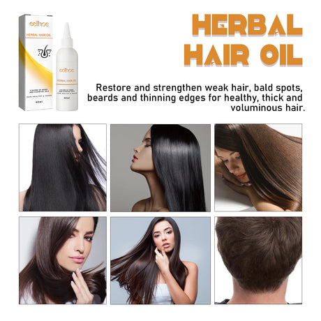 Herb Thickening Hair Oil, Repairing Dry Hair, Moisturizing And Smoothing Hair And Hair Conditioning Oil - V.I.P Digital Presence
