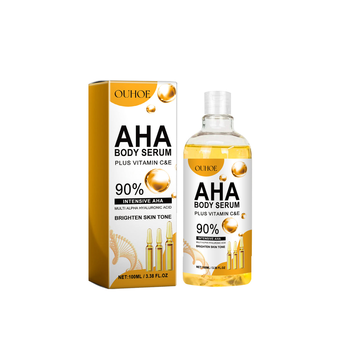 Ouhoe Fruit Acid Facial Body Essence Series, Moisturizing, Moisturizing, Brightening And Firming Skin Essence - V.I.P Digital Presence