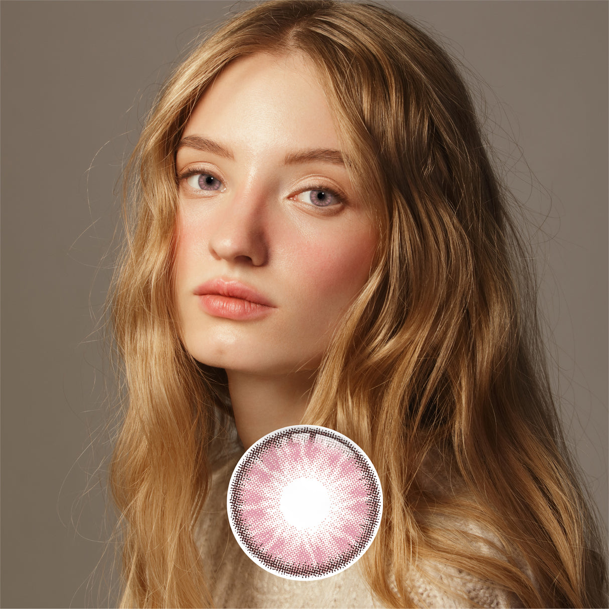 1Pair FDA Certificate Eyes Beautiful Pupil Colorful Girl Cosplay Contact Lenses  Purely violet - V.I.P Digital Presence