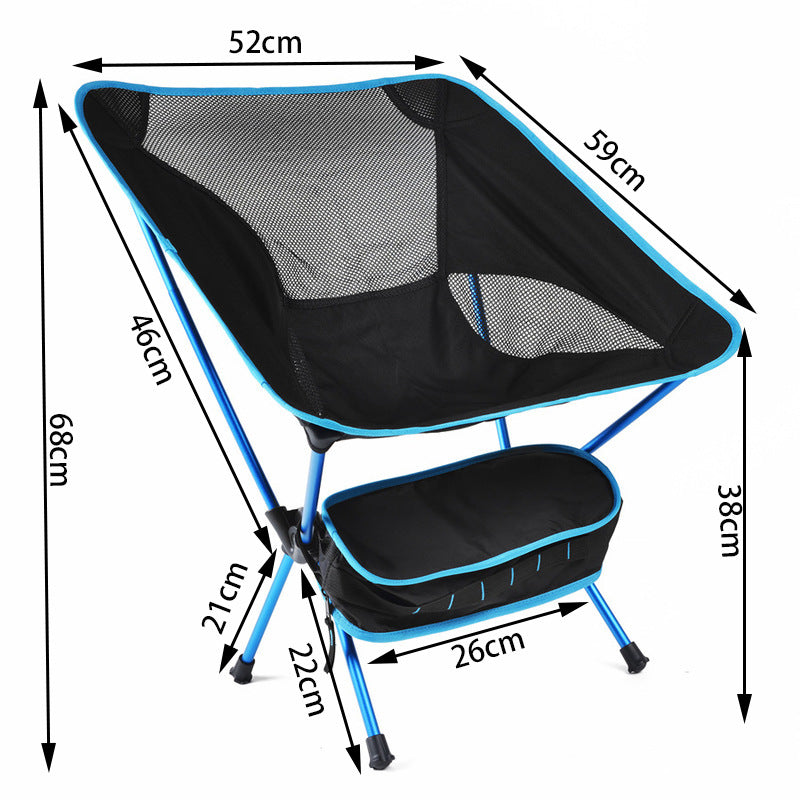 Travel Ultralight Folding Chair Superhard High Load Outdoor Camping Chair Portable Beach Hiking Picnic Seat Fishing Tools Chair - V.I.P Digital Presence