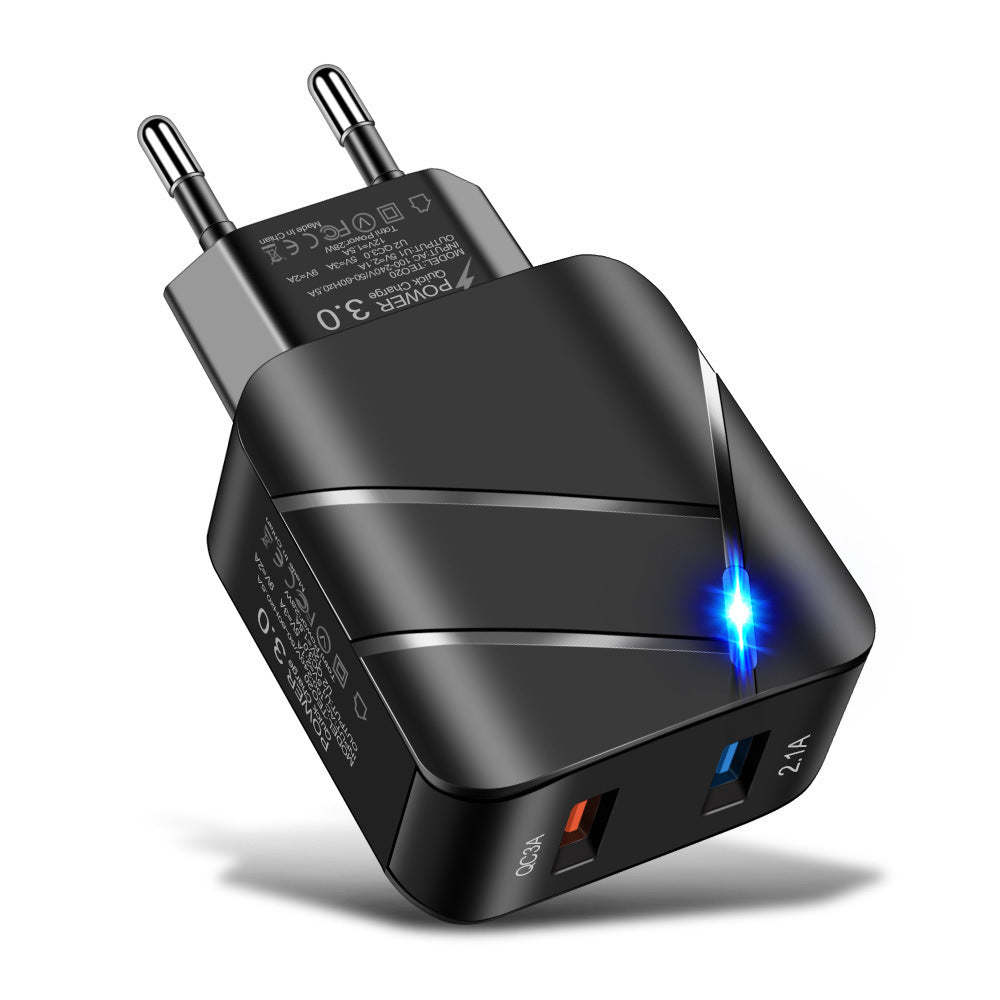 Dual USB QC3.0+2.1A Multi Port Mobile Phone Charger - V.I.P Digital Presence