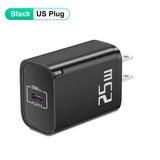 Cargador de teléfono móvil de carga rápida PD de 20 W, cabezal de viaje de carga rápida PD de 20 W