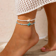 Conch Rice Bead Anklet Multi Layer Beach Foot Accessories Hot Selling Ocean Star Resort Foot Chain Set - V.I.P Digital Presence
