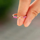 925 Sterling Silver Bow Ring - V.I.P Digital Presence