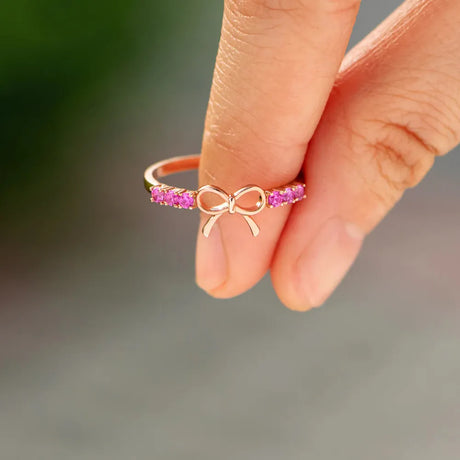 925 Sterling Silver Bow Ring - V.I.P Digital Presence