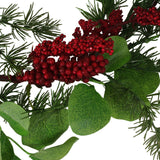5' LEAVES/BERRY GARLAND - V.I.P Digital Presence