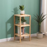 3-Tier Birch Bathroom Shelf, Narrow Shelving Unit, Multifunctional Storage Rack, Corner Rack, for Kitchen, Living Room - V.I.P Digital Presence