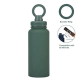 Magnetic Phone Holder Outdoor Large Capacity 1L Wide-Mouth Insulated Stainless Steel Sports Water Bottle - V.I.P Digital Presence