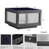 Solar Wall Lamp With Dimmable LED Aluminium