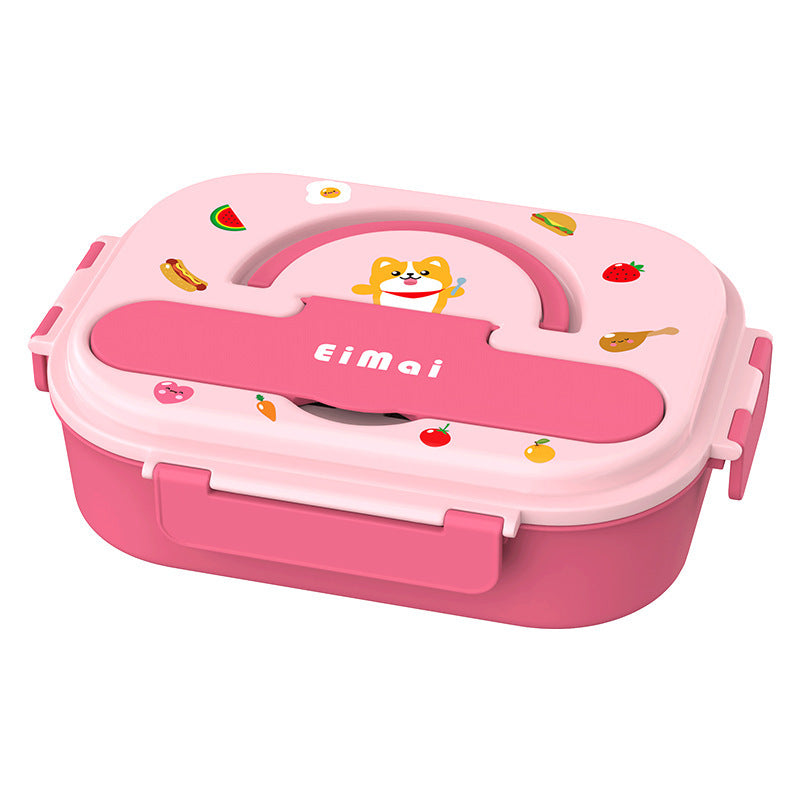 Cartoon cute food grade household 316 stainless steel compartment lunch box lunch box - V.I.P Digital Presence