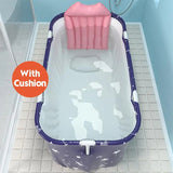 120CM Bathtubs Folding Bath Bucket Thicken Shower Barrel Adult IceTub Baby Swimming Pool Insulation Family Bathroom SPA Tub - V.I.P Digital Presence