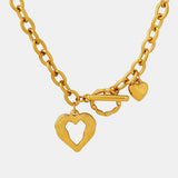 Titanium Steel Heart Pendant Necklace - V.I.P Digital Presence