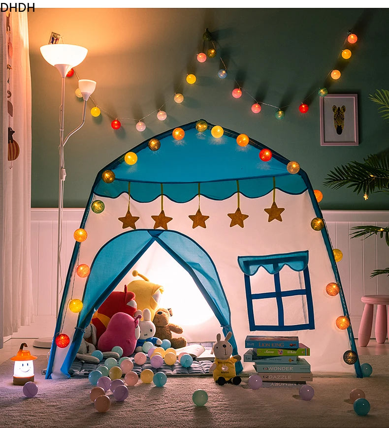 Children's Tent Indoor Outdoor Games Garden Tipi Princess Castle Folding Cubby Toys Tents  Enfant Room House Teepee Playhouse - V.I.P Digital Presence