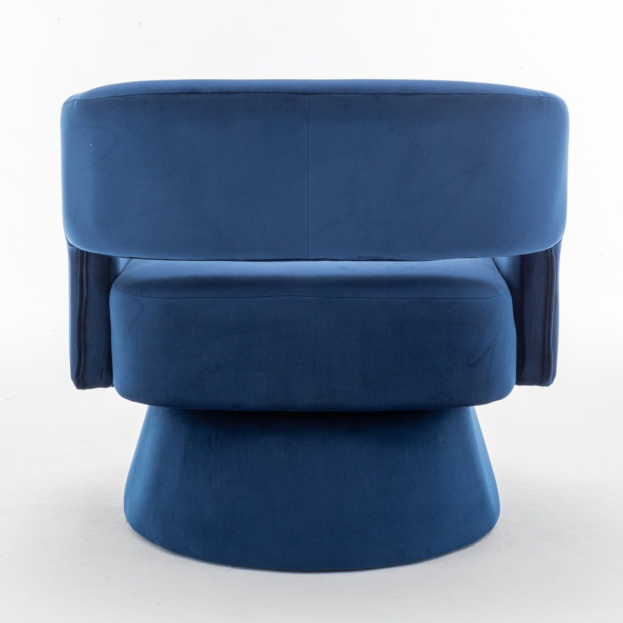 Swivel Barrel Chair, Velvet Accent Armchair 360 Degree Swivel Club Chair for Living Room Bedroom Reception Room - V.I.P Digital Presence
