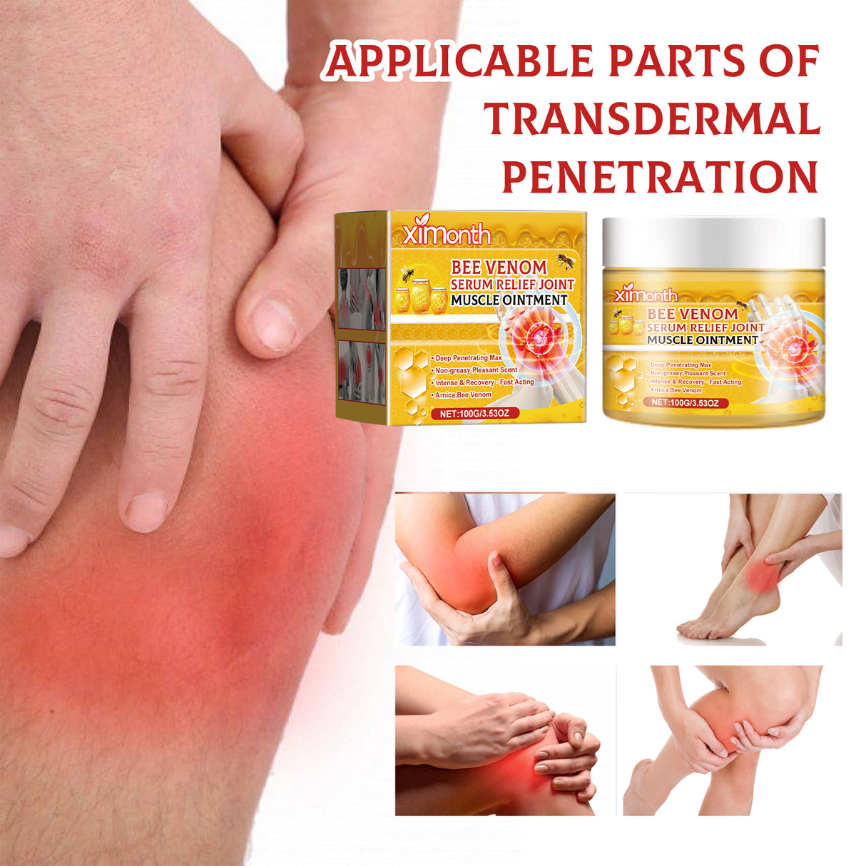 Bee Venom Joint Care Cream, Relieving Joint Muscle Soreness And Body Discomfort Care Massage Cream - V.I.P Digital Presence