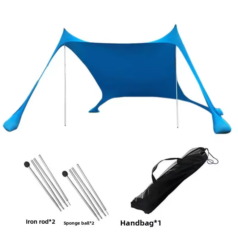 Vip Shading Tent Family beach tent, large pop-up parasol, beach shelter, sun shade. Sta ...