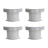 4 Heavy-Duty Bedsheet Corner Clips. High - quality, durable, and reliable. Ideal for securing bed sheets and protectors. - V.I.P Digital Presence