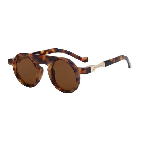 New European and American fashion round frame sunglasses for men, personalized and high-end sunglasses for men - V.I.P Digital Presence
