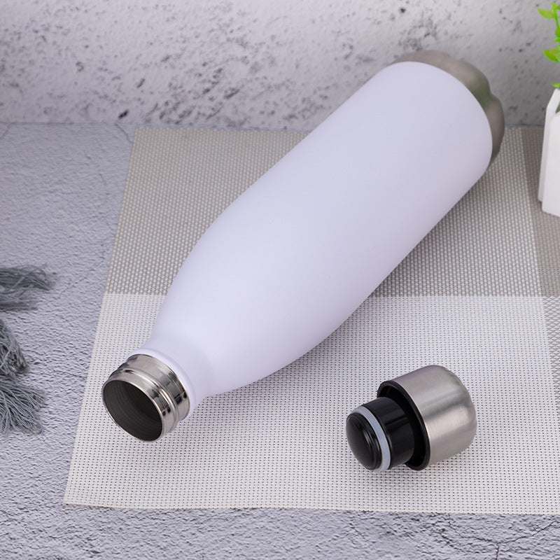 Botella de Coca-Cola de 750 ml con fondo desmontable, botella de agua para deportes al aire libre, taza térmica multifuncional de acero inoxidable 