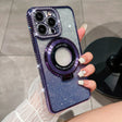 Phone case magnetic bracket Apple 14ProMax electroplated case - V.I.P Digital Presence