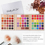 UCANBE 86 Colors Pretty Eyeshadow Palette Pearlescent Matte Eyeshadow Contouring Blush Highlight Multi effect Makeup - V.I.P Digital Presence