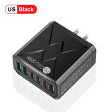 Fast charging mobile phone charger standard PD55W QC3.0+PD25W 3PD+3USB travel charging head - V.I.P Digital Presence