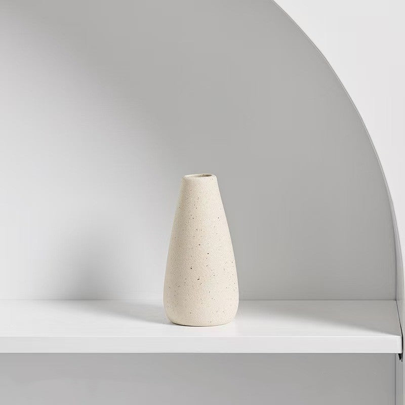 Ceramic Vases Ins Minimally Creative Home Dried Flowers Simulated Flowers Mini Small Flower Utensils Office Ornaments - V.I.P Digital Presence