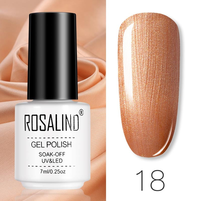 ROSALIND Gel Polish Set Manicure for Nails Semi Permanent Vernis top coat UV LED Gel Varnish Soak Off Nail Art Gel Nail Polish - V.I.P Digital Presence