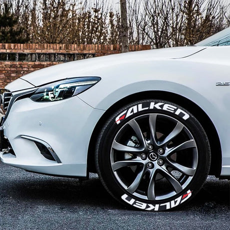 New Connected Car Tire Stickers, Tire Letter Stickers, English Letter 3D Stereoscopic Stickers - V.I.P Digital Presence