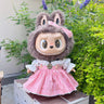 Clothing with 58cm LABUBU Design ZIMOMO Doll Clothes Rubber LABUBU Plush Toy Clothing Cute