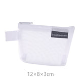 Simple three-dimensional triangle mesh coin key earphone storage bag transparent storage bag - V.I.P Digital Presence