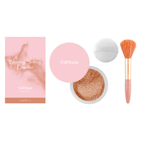 Setting powder with brush， Natural Makeup Light, Delicate Breathable Fit Dry And Wet Dual Use Powder Lasting Makeup - V.I.P Digital Presence