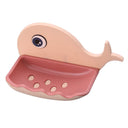 Whale Shape Free Punch Soap Rack Bathroom Drain Soap Box Toilet Soap Rack Wall-Mounted Rack - V.I.P Digital Presence