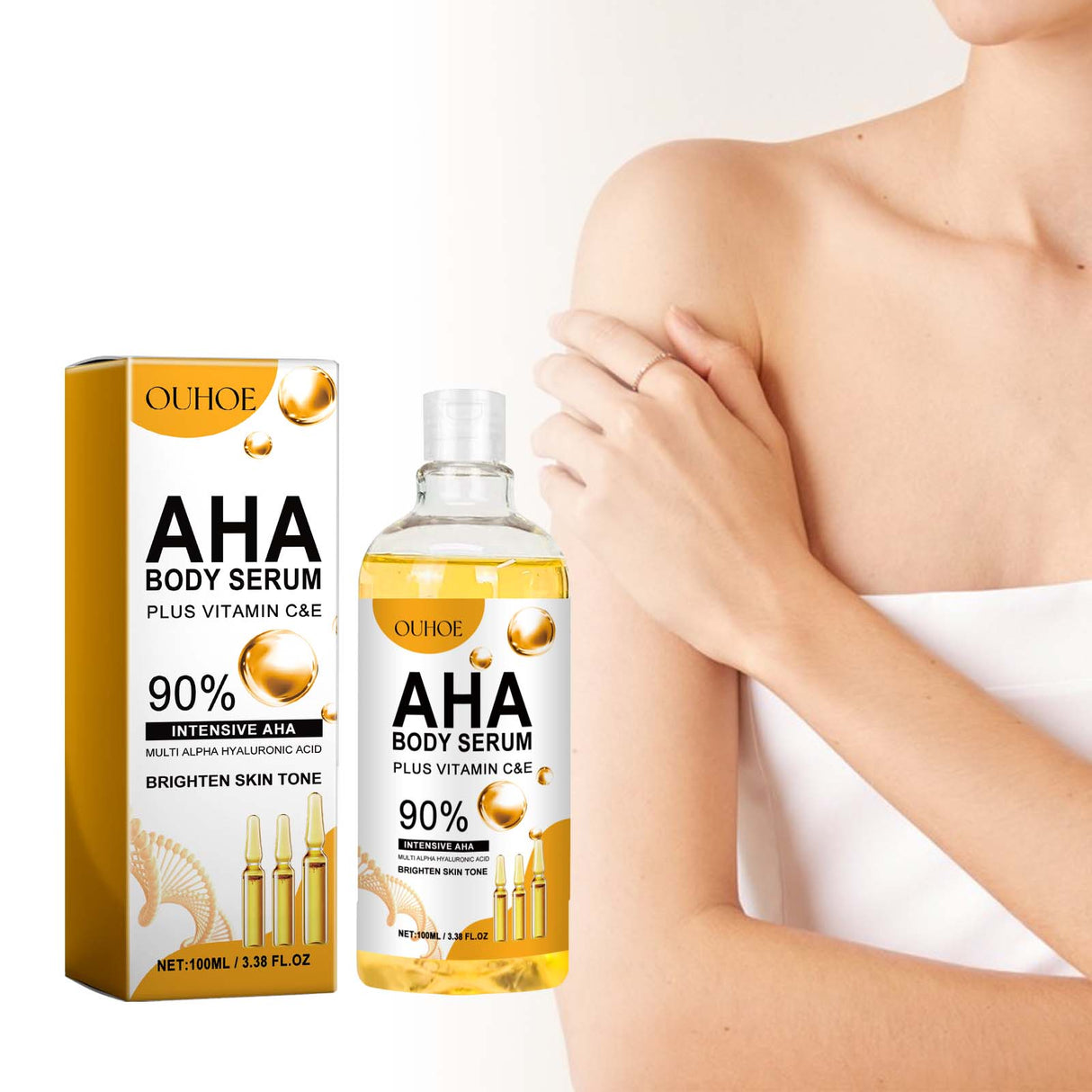 Ouhoe Fruit Acid Facial Body Essence Series, Moisturizing, Moisturizing, Brightening And Firming Skin Essence - V.I.P Digital Presence
