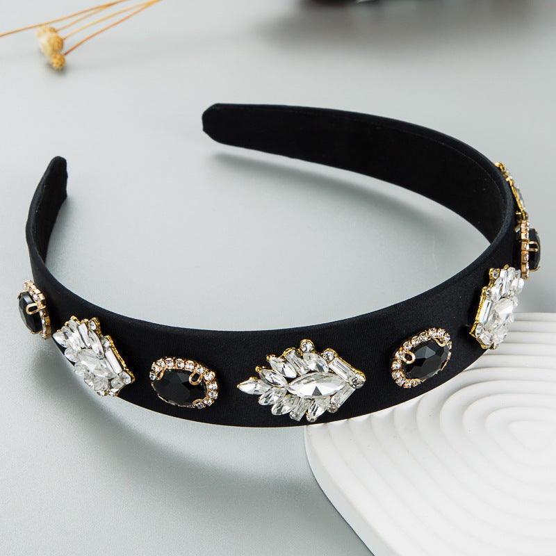 New Ins Fashionable Retro Baroque Headband South Korean High Sense Hair Accessories Face Wash Headwear - V.I.P Digital Presence