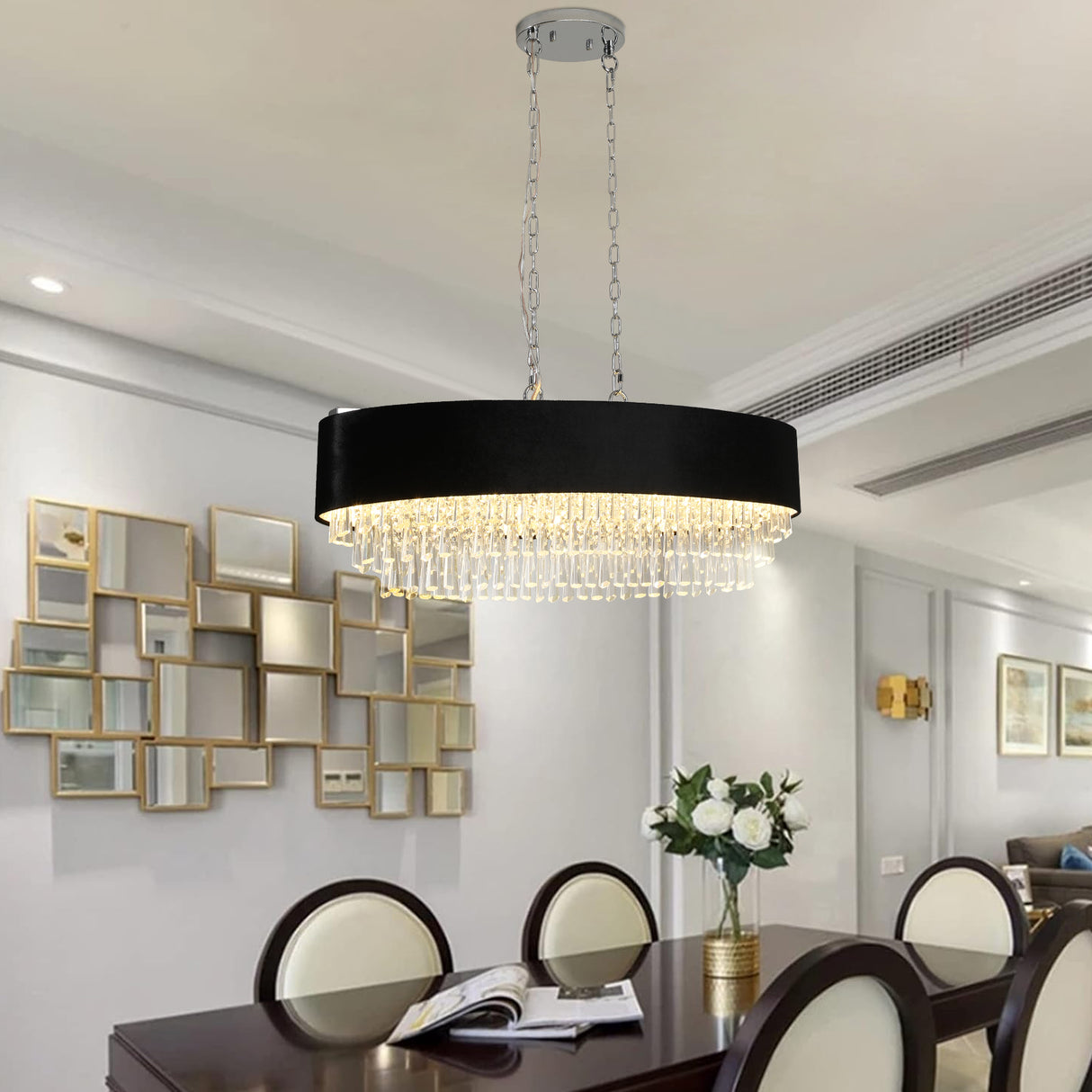 Modern Crystal Chandelier for Living-Room Cristal Lamp Luxury Home Decor Light Fixture - V.I.P Digital Presence