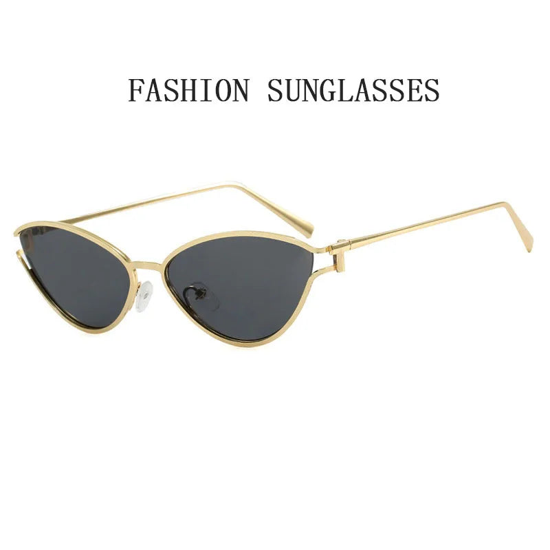 Cat Eye Sunglasses Women Trendy Vintage Vacation Designer Luxury Glasses Lentes De Sol Mujer Lunette Soleil Femme Vasos - V.I.P Digital Presence