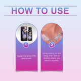 Brightening Glitter Spray, Glitter Highlight Spray Natural Stereo Long-Lasting Brightening Glitter - V.I.P Digital Presence