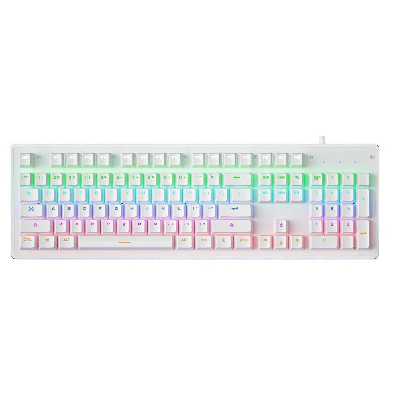 Cracked K880 Hot Swappable Mechanical Keyboard, Esports Game, Green Axis Office Computer Keyboard, Wired Mechanical Keyboard - V.I.P Digital Presence