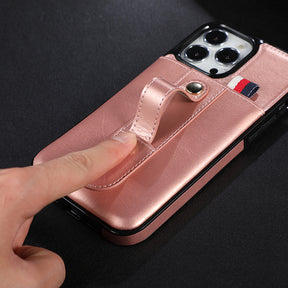 Suitable for IP13PROMAX card insertion phone case Apple 12 bracket phone protection case 11 anti drop case - V.I.P Digital Presence