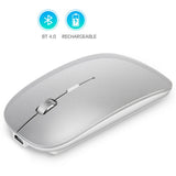 Rechargeable metal roller wireless Bluetooth mouse dual-mode mobile phone tablet wireless mouse - V.I.P Digital Presence