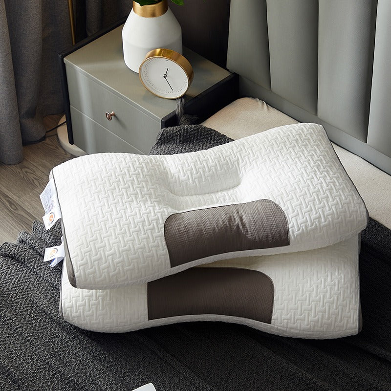 Light Luxury SPA Massage Pillow Single Pillow Core Neck Protection Adult Sleep Pillow Fiber Zone Massage Cervical Pillow Dormito - V.I.P Digital Presence