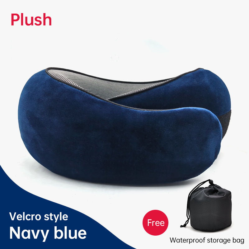 Memory Foam Neck Travel Pillow: Soft, 360° Head Support, for Home, Plane & Car - V.I.P Digital Presence