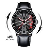 New Top Brand Luxury Mens Watches Stainless Steel Car Wheel Hub Quartz Watch For Men Military Sport Watch Relogio Masculino - V.I.P Digital Presence