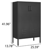Steel storage cabinet, double door miscellaneous storage cabinet, 2 movable partitions - V.I.P Digital Presence