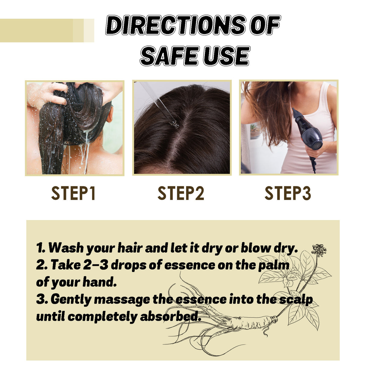 Hair Growth Serum, Prevent Fixation And Nourish Thick Hair And Scalp - V.I.P Digital Presence
