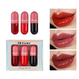 Rich Lip Dye Lip Liquid Partial Pearlescent Fine Flash Moisturizing Hydrating Temperature Controlled Discoloration Lip Oil Lip Gloss Liquid Set Box - V.I.P Digital Presence