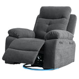 270 degree rotating electric lounge chair with Bluetooth speaker, LED light, telescopic foot pedal adjustable backrest DG - V.I.P Digital Presence