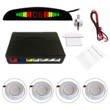 Car Auto Parktronic LED Parking Radar With 4 Parking Sensors Backup Car Parking Radar Monitor Detector System Backlight Display - V.I.P Digital Presence